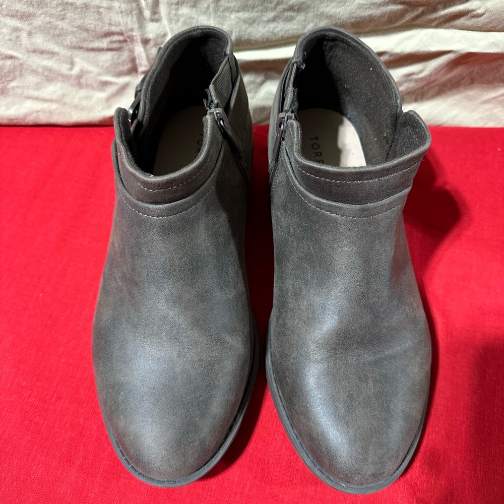 Torrid Gray Ankle Booties